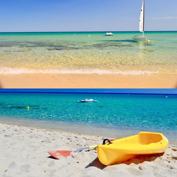 canoa e vela a piscina rei